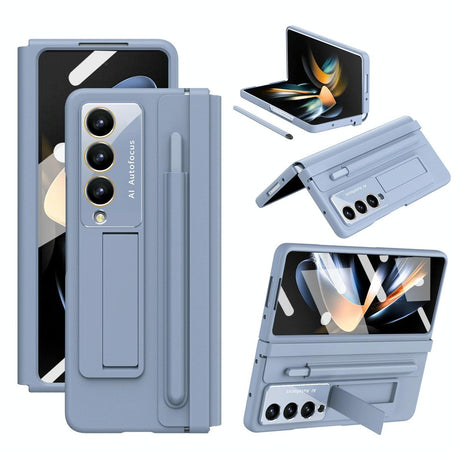 5g Phone Case with Pen Slots - Full Coverage - Blue