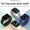 1.6 Inch Waterproof Smart Watch With Ips Colour Screen Sport Sleep Heart Rate Monitoring - Gold