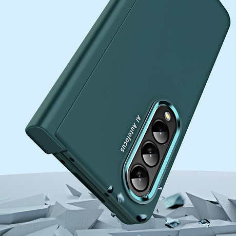 For Samsung Galaxy Z Fold4 5G Skin Feel Contact Lens Case - Purple