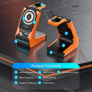 3 In 1 Wireless Charger For Mobile Phone And Earphones - Orange