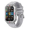 Smart Bracelet With Sleep Detection And Silicone Strap - Bt5.2 - Silver