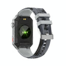 Smart Bracelet With Sleep Detection And Silicone Strap - Bt5.2 - Silver