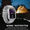 Smart Bracelet With Sleep Detection And Silicone Strap - Bt5.2 - Silver