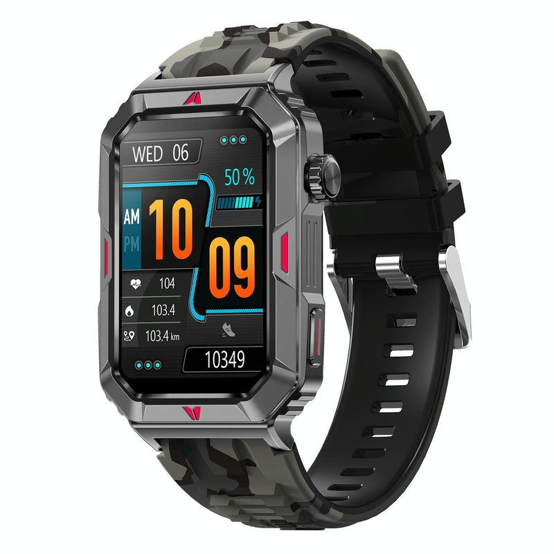 Smart Bracelet With Sleep Detection And Silicone Strap - Bt5.2 - Silver