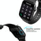 1.83 Inch Bt5.2 Smart Sport Watch Support Sleep / Heart Rate / Blood Oxygen / Temperature / Blood Pressure Health Monitor - Black + Grey