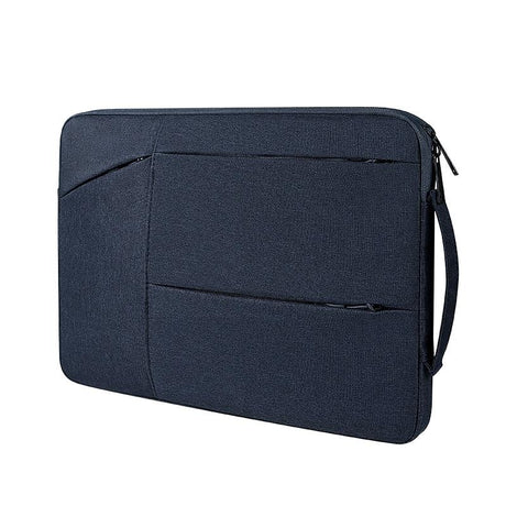 13.3 Inch Waterproof Laptop Handbag with Shock-absorbing Capacity - Navy Blue