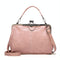 Adjustable Leather Crossbody Bag With Vintage Buckle