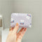 Cute Bear Print Multi Slot Card Holder Anti Degaussing Design - Blue