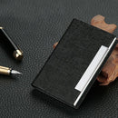 Stainless Steel Card Holder Sleek Business Accessory - Brown