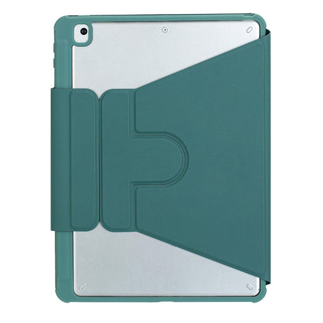 360 Rotation Bluetooth Keyboard Leather Case For Ipad 10.9 2022 - Transparent Acrylic With Touch Control - Green