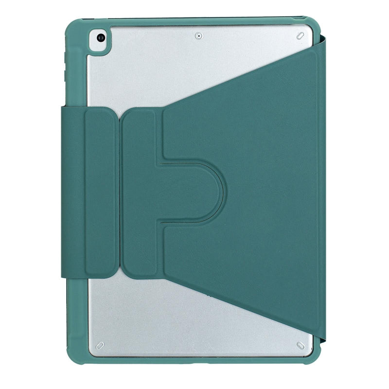 360 Rotation Bluetooth Keyboard Leather Case For Ipad 10.9 2022 - Transparent Acrylic With Touch Control - Green
