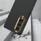 For Samsung Galaxy Z Fold4 5G Electroplating Lens Frame Case - Ultra Thin - Black