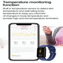 Smart Health Monitoring Watch With Colour Screen - Beige