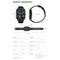 1.83 Inch Bt5.2 Smart Sport Watch Support Bluetooth Call / Sleep / Blood Sugar / Blood Oxygen / Temperature / Heart Rate / Blood Pressure Health Monitor - Purple