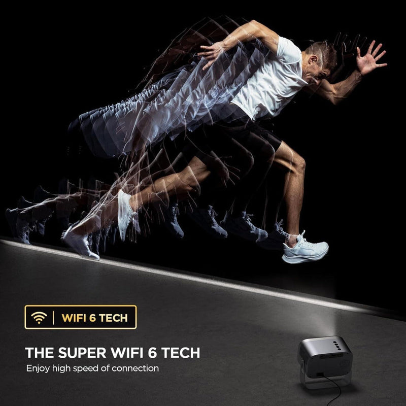 Compact Smart Home Theater Projector - Portable - Android 4K Hd Version