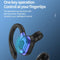 Wireless Bluetooth Earphones with Charging Case - F8 - Green Single Ear