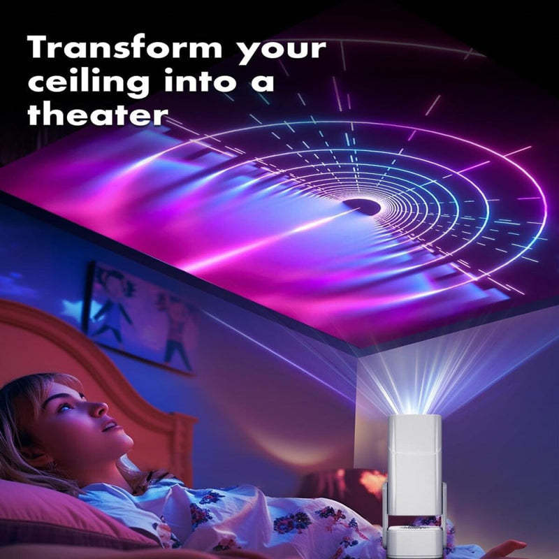 Portable Android 11 Wifi Projector - 720P Home Use