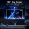 Portable Android 11 Wifi Projector - 720P Home Use