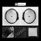Vintage Gold Steel Square Watch - Waterproof & Luminous - Silver