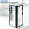 For Samsung Galaxy Z Fold4 5G Magnetic Phone Case With Holder - Plating Finish - Silver