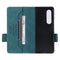For Samsung Galaxy Z Fold4 5G Leather Flip Case With Magnetic Clasp - Green