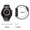 1.39 Inch Ip67 Waterproof Sports Health Monitoring Smart Bluetooth Calling Watch - Brown Leather