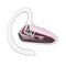Digital Display Hanging Ear Bone Conduction Bluetooth Headset - Yx02 - Pink
