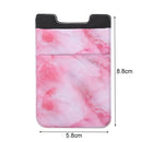 Marble Road Stretch Phone Card Holder Sticky Clip - Pink