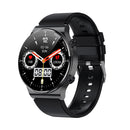 1.32 Inch Heart Rate Sleep Monitoring Smart Watch - Silver Leather