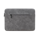 13.3 Inch Jacquard Laptop Liner Bag in Dark Gray Sheepskin