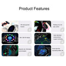 1.32 Inch Heart Rate Monitoring Smart Watch With Payment Function - Silver Leather
