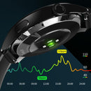 1.32 Inch Heart Rate Monitoring Smart Watch With Payment Function - Silver Leather