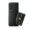 For Samsung Galaxy Z Fold4 5G Litchi Texture Microfiber Case - Black