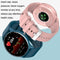 Smart Heart Rate Blood Pressure Oxygen Monitoring Sports Pedometer Wireless Bluetooth Watch - Gold