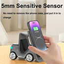 15W 3 In 1 Forklift Wireless Charger With Led Light - Yellow