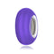 925 Sterling Silver Silicone Beads For Diy Bracelets & Necklaces - Purple