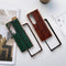 For Samsung Galaxy Z Fold4 5G Leather Mahjong Phone Case - Electroplated - Green