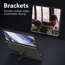 For Samsung Galaxy Z Fold4 5G Shockproof Case With Holder - All-Inclusive - Black