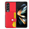 Litchi Pattern Single Button Card Holder Phone Case - Blue