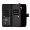 For Samsung Galaxy Z Fold4 5G Litchi Texture Zip Wallet - Gold