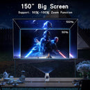 Portable Android 11 Wifi Projector - 720P Home Use