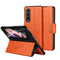 For Samsung Galaxy z Fold4 5G Magnetic Snap Leather Flip Case - All-inclusive - Brown