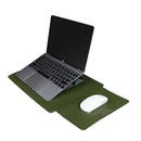 3-in-1 Multifunctional Laptop Bag for 14.1-15.4 Inch Devices in Pu Material - Armygreen