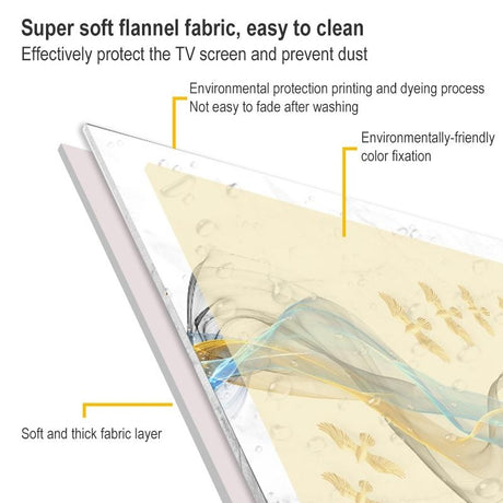 42 43 Inch Tv Dust Proof Cover Lotus Design