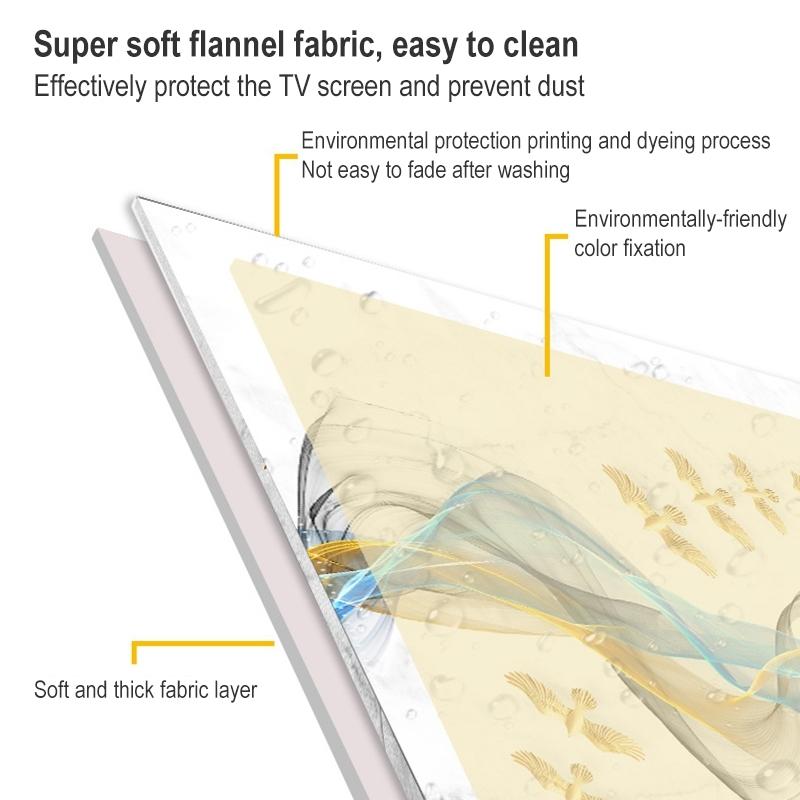 42 43 Inch Tv Dust Proof Cover Lotus Design