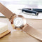 Stylish Men Quartz Watch with Gold Alloy Case and Stainless Steel Band - Round Dial - Wa0733D