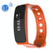 Waterproof Oled Bluetooth Smart Bracelet With Pedometer And Remote Capture For Android / Ios - Orange
