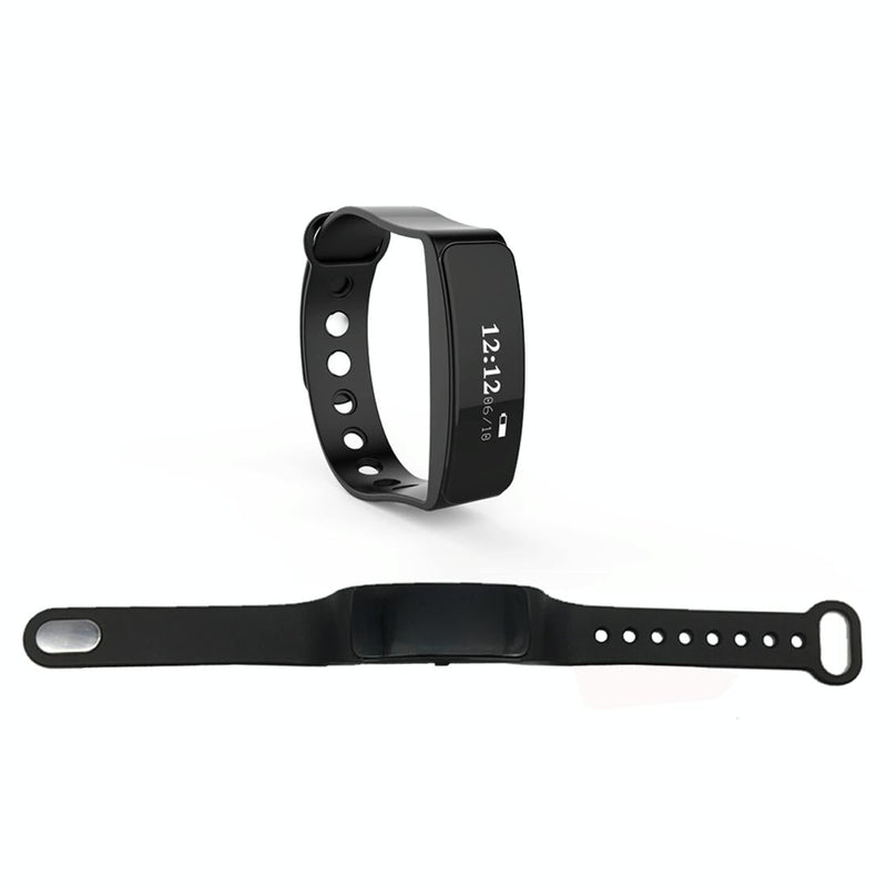 Waterproof Oled Bluetooth Smart Bracelet With Pedometer And Remote Capture For Android / Ios - Orange