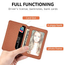 Universal Phone Card Holder With Bracket Multifunctional - Brown