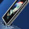 For Samsung Galaxy Z Fold4 5G Clear Acrylic Tpu Phone Case - Red